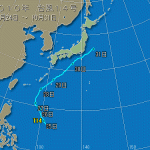 台風14号の進路